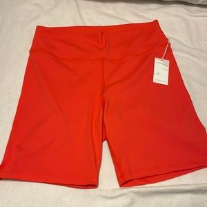 Thirty Years Biker Short in Poppy NWT.